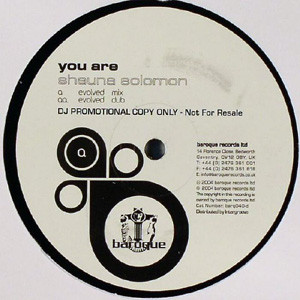 Shauna Solomon - You Are | Baroque Records (BARQ 041-D)