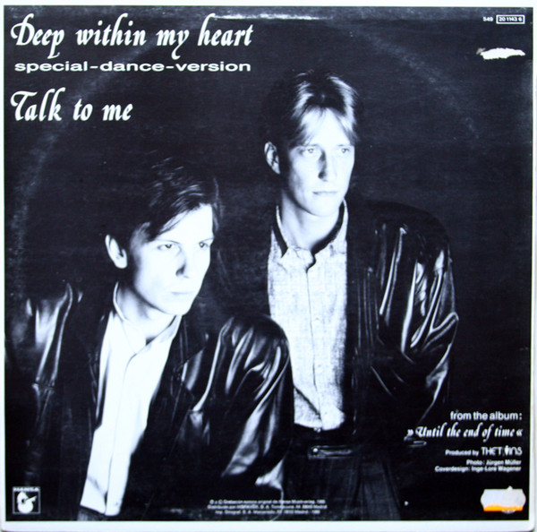 The Twins - Deep Within My Heart - Vinilo | Hispavox (549 2011436) - 2