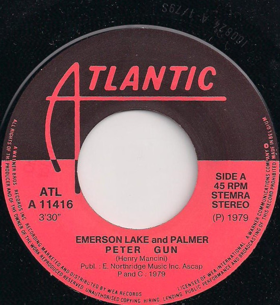 Emerson, Lake & Palmer - In Concert: Peter Gunn/Knife Edge | Atlantic (ATL 11416) - 2