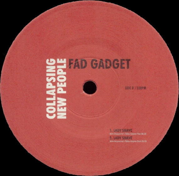 Fad Gadget - Collapsing New People | Mute (12MUTET1) - 3 Fad Gadget - Collapsing New People | Mute (12MUTET1) - 3