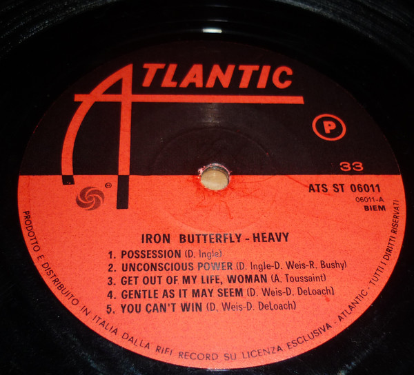 Iron Butterfly - Heavy | Atlantic (ATS ST 06011) - 4 Iron Butterfly - Heavy | Atlantic (ATS ST 06011) - 4