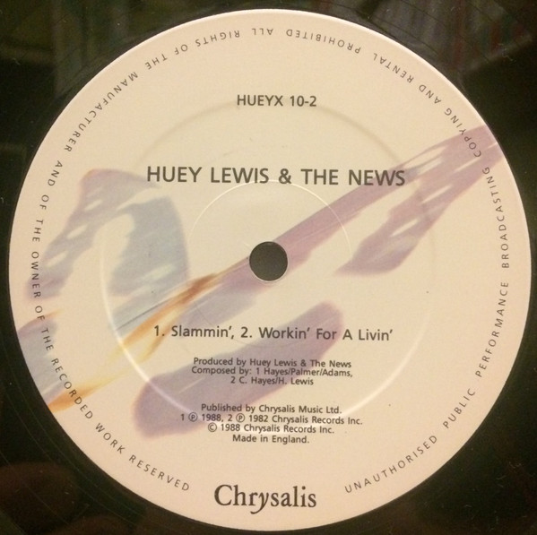 Huey Lewis & The News - Perfect World | Chrysalis (HUEY X 10) - 3