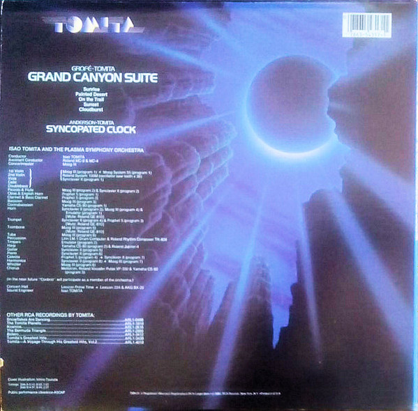 Tomita And The Plasma Symphony Orchestra - Grofé-Tomita Grand Canyon | RCA Red Seal (ARL1-4317) - 2
