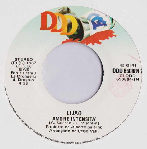 Lijao - Amore Intensità | DDD (DDD 650884 7) - 3