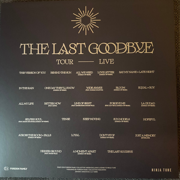 Odesza - The Last Goodbye Tour Live | Ninja Tune (ZEN306X) - 2 Odesza - The Last Goodbye Tour Live | Ninja Tune (ZEN306X) - 2