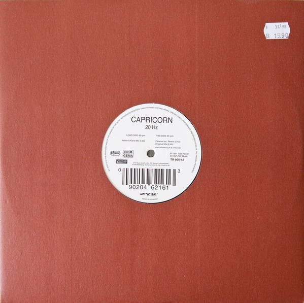 Capricorn - 20 Hz | Total Recall (TR 005-12) - 2