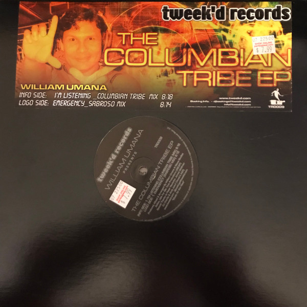 William Umana - The Columbian Tribe EP | Tweek'd Records (TR0009) - main