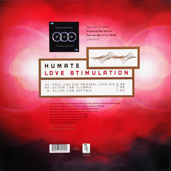 Humate - Love Stimulation | Deviant Records (DVNT22XR) - 2