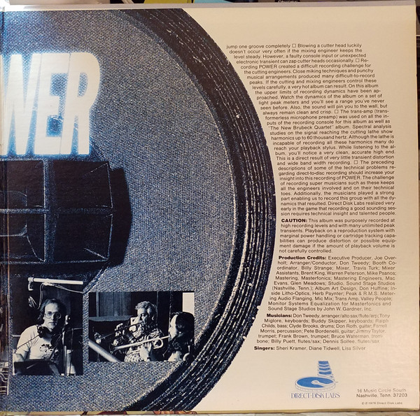Power - Rock..."Direct-To-Disc" | Direct-Disk Labs (DD 107) - 3