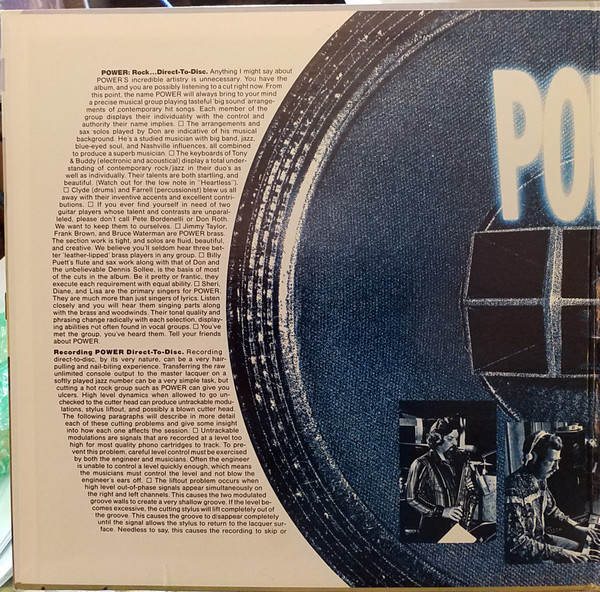 Power - Rock..."Direct-To-Disc" | Direct-Disk Labs (DD 107) - 2