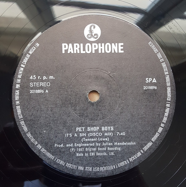 Pet Shop Boys - It's A Sin | Parlophone (2018896) - 4