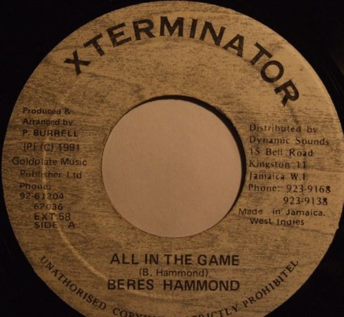 Beres Hammond - All In The Game | XTerminator (none) - main