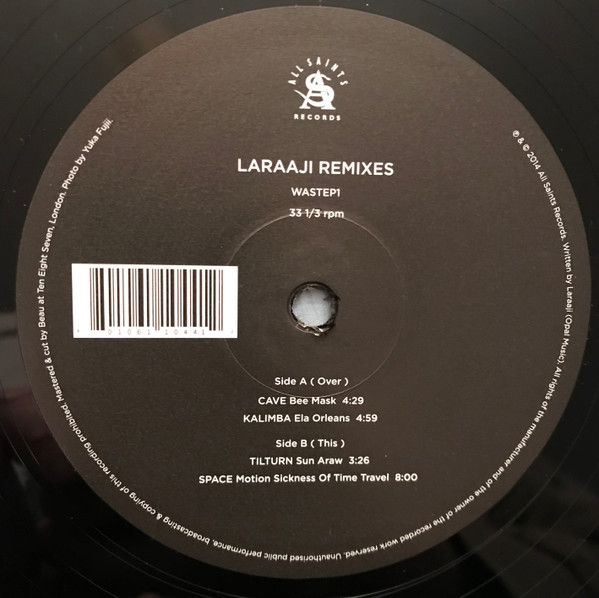 Laraaji - Laraaji Remixes | All Saints Records (WASTEP1) - 3