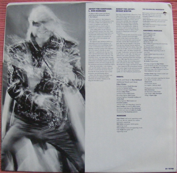Edgar Winter - Mission Earth | Rhino Records (R1 70709) - 4