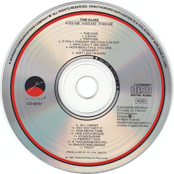 The Cure - Kiss Me, Kiss Me, Kiss Me [CD] | Elektra (CD 60737) - 3
