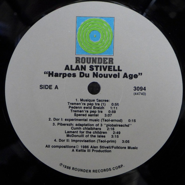 Alan Stivell - Harpes Du Nouvel Âge | Rounder Records (3094) - 3 Alan Stivell - Harpes Du Nouvel Âge | Rounder Records (3094) - 3