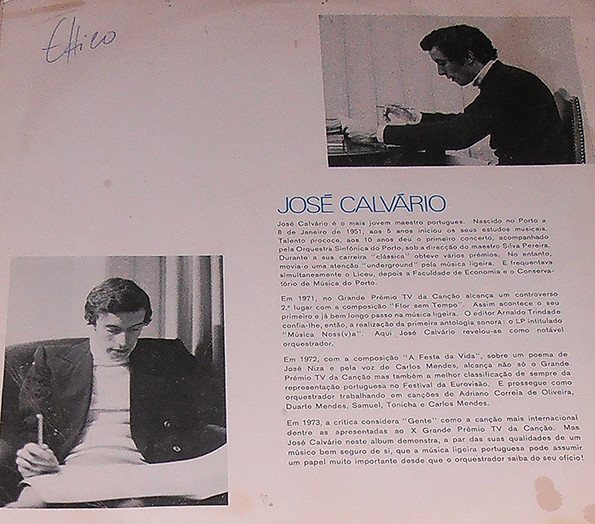 José Calvário - Festival 10 Canções | Orfeu (STAT 014) - 3
