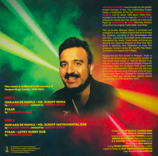 Manjeet Kondal , Mr. Scruff , Turbotito , Ragz - Bhangra House Xtc (Holle Holle Revisited) | Naya Beat Records (NAYA-006)