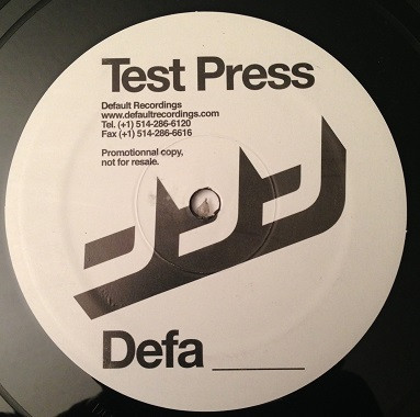 DJ Preach - Performance M.F. EP | Default Recordings (DEFA 005) - main DJ Preach - Performance M.F. EP | Default Recordings (DEFA 005) - main