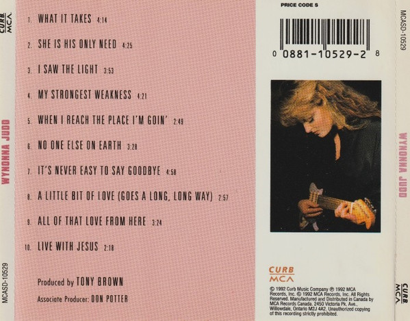 Wynonna - Wynonna | Curb Records (MCASD-10529) - 2 Wynonna - Wynonna | Curb Records (MCASD-10529) - 2