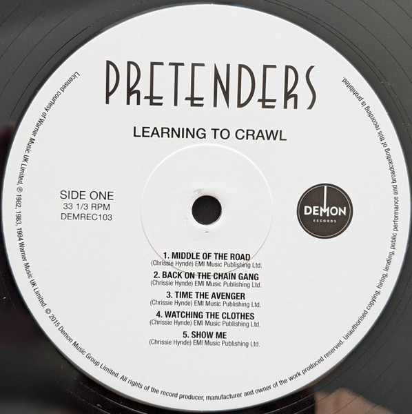 The Pretenders - Learning To Crawl | Demon Records (DEMREC103) - 4 The Pretenders - Learning To Crawl | Demon Records (DEMREC103) - 4