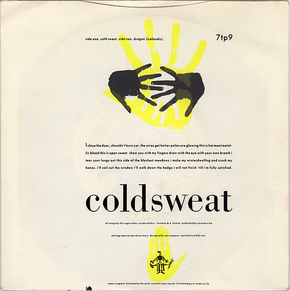 The Sugarcubes - Coldsweat | One Little Indian (7tp9) - 2