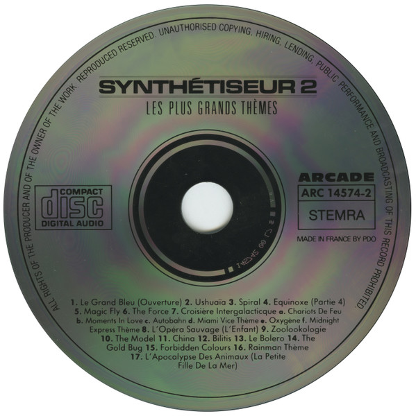 Ed Starink - Synthétiseur 2 - Les Plus Grands Thèmes | Arcade (ARC 14574-2) - 3 Ed Starink - Synthétiseur 2 - Les Plus Grands Thèmes | Arcade (ARC 14574-2) - 3