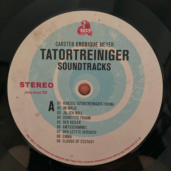Carsten Meyer - Tatortreiniger Soundtracks | a sexy (ASEXY-RECORD 003) - 3 Carsten Meyer - Tatortreiniger Soundtracks | a sexy (ASEXY-RECORD 003) - 3