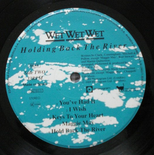 Wet Wet Wet - Holding Back The River | Phonogram (842 011-1) - 4