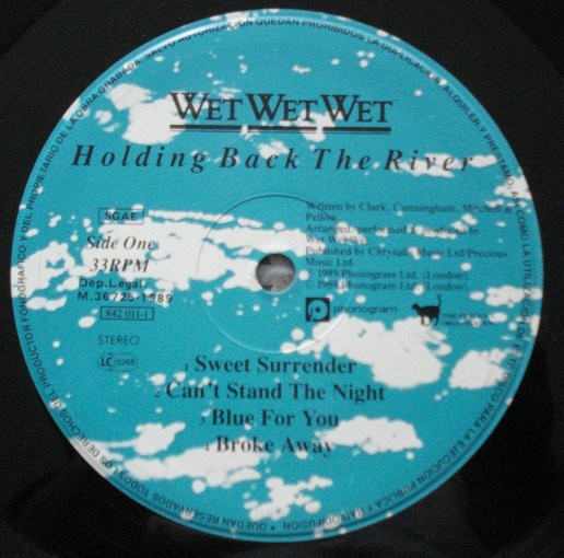 Wet Wet Wet - Holding Back The River | Phonogram (842 011-1) - 3