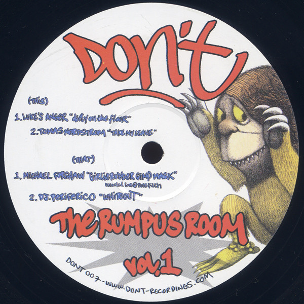 Various - The Rumpus Room Vol. 1 | Don't (DON'T007) - main Various - The Rumpus Room Vol. 1 | Don't (DON'T007) - main