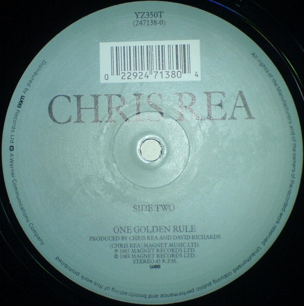 Chris Rea - Working On It | WEA (YZ 350T) - 4