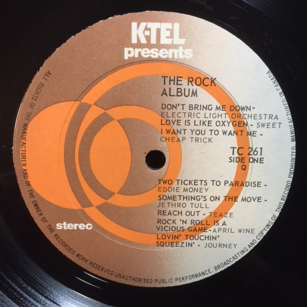 Various - The Rock Album | K-Tel (TC 261) - 3 Various - The Rock Album | K-Tel (TC 261) - 3