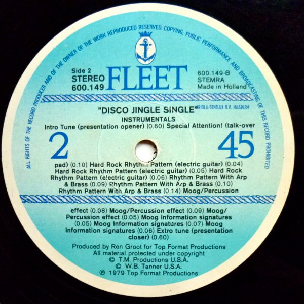 Ren Groot - Disco Jingle Single Volume 1 | Fleet (600.149) - 3