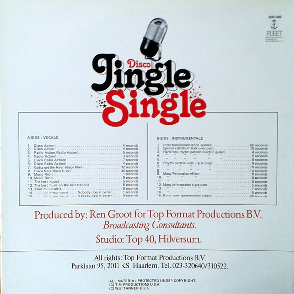 Ren Groot - Disco Jingle Single Volume 1 | Fleet (600.149) - main