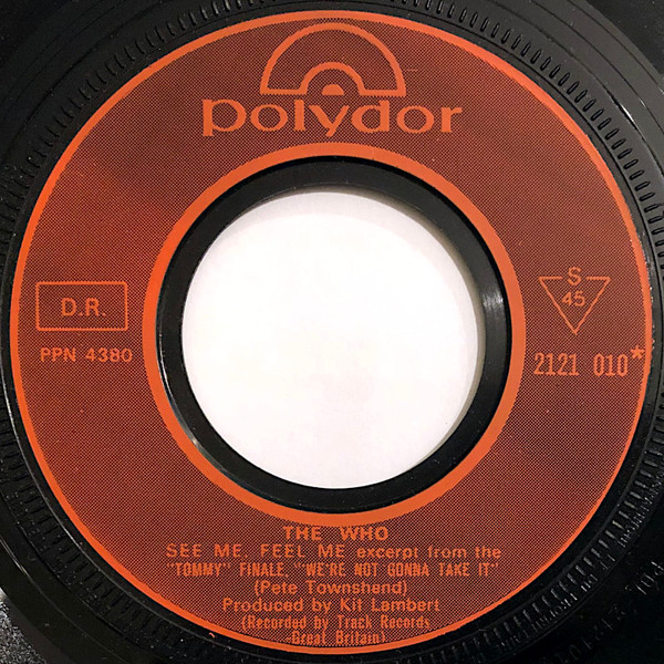 The Who - See Me, Feel Me / Overture To Tommy | Polydor (2121 010) - 3