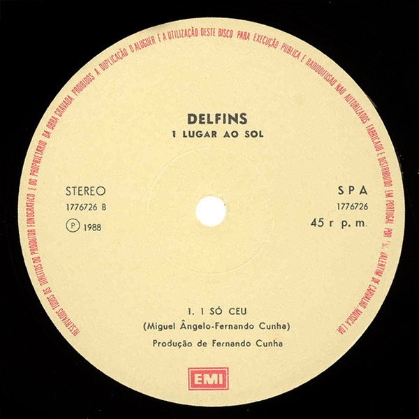Delfins - 1 Lugar Ao Sol | EMI (1776726) - 4 Delfins - 1 Lugar Ao Sol | EMI (1776726) - 4