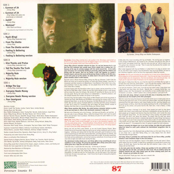 Jimmy Riley - Live It To Know It | Pressure Sounds (PSLP 87) - 2 Jimmy Riley - Live It To Know It | Pressure Sounds (PSLP 87) - 2
