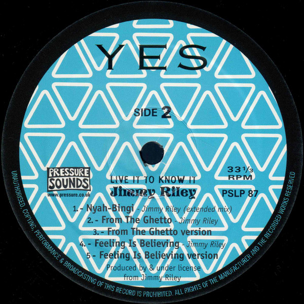 Jimmy Riley - Live It To Know It | Pressure Sounds (PSLP 87) - 4 Jimmy Riley - Live It To Know It | Pressure Sounds (PSLP 87) - 4