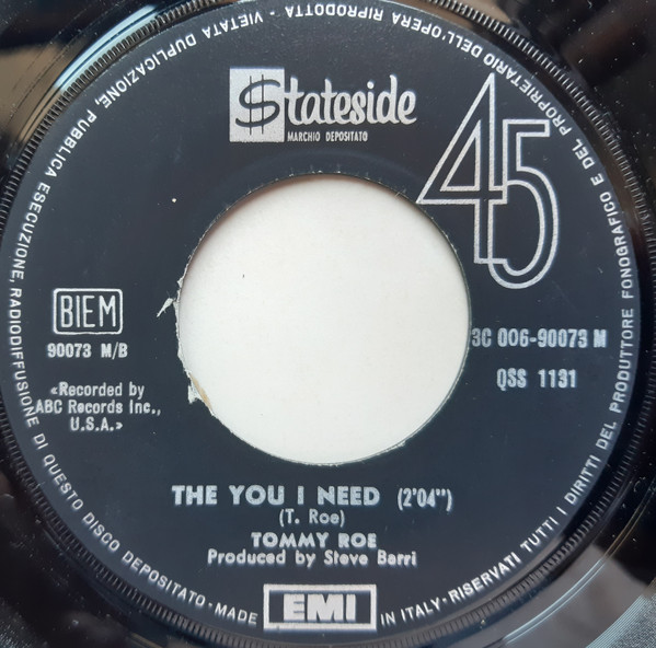 Tommy Roe - Dizzy | Stateside (3C 006-90 073 M) - 4