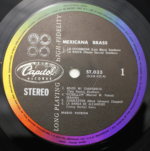 The Mexicana Brass - Mexicana Brass | Capitol Records (ST 035) - 3