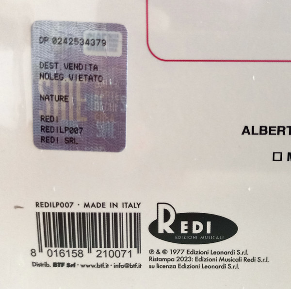 Paolo Casa - Nature | Edizioni Musicali Redi (REDILP007) - 3 Paolo Casa - Nature | Edizioni Musicali Redi (REDILP007) - 3