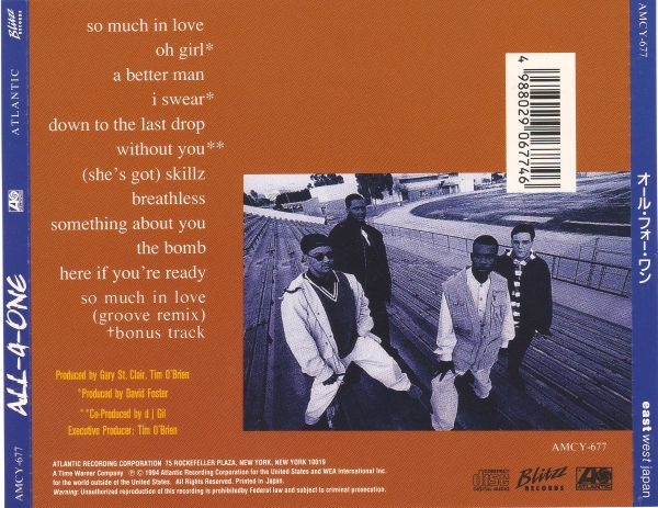 All-4-One - All-4-One | Atlantic (AMCY-677) - 3