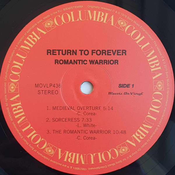Return To Forever - Romantic Warrior | Music On Vinyl (MOVLP436) - 3