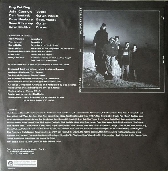 Dog Eat Dog - All Boro Kings | Roadrunner Records (RR 9020-1) - 3 Dog Eat Dog - All Boro Kings | Roadrunner Records (RR 9020-1) - 3