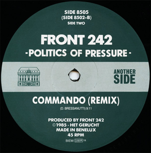 Front 242 - Politics Of Pressure | Another Side (SIDE 8505) - 4