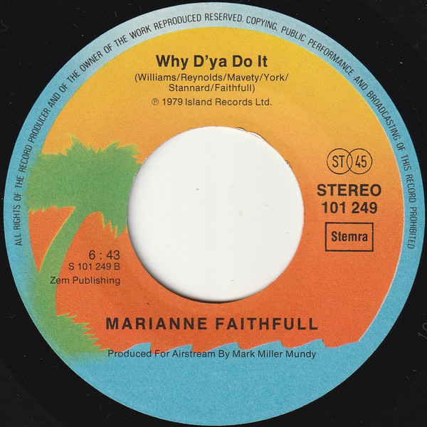 Marianne Faithfull - Broken English | Island Records (101 249) - 4