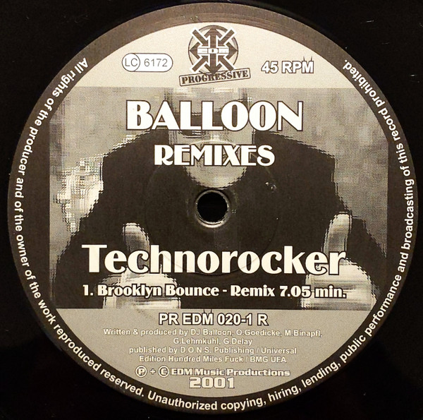 Balloon - Technorocker (Remixes) | EDM Progressive (PR EDM 020-1R) - main Balloon - Technorocker (Remixes) | EDM Progressive (PR EDM 020-1R) - main