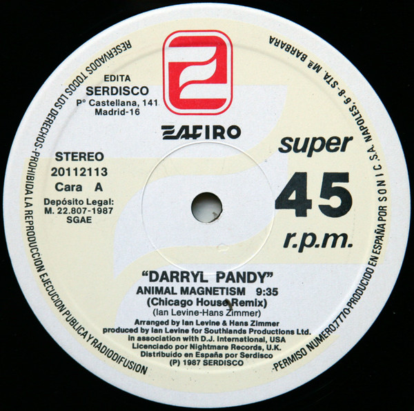 Darryl Pandy - Animal Magnetism (The Chicago House Remix) | Zafiro (20112113) - main Darryl Pandy - Animal Magnetism (The Chicago House Remix) | Zafiro (20112113) - main