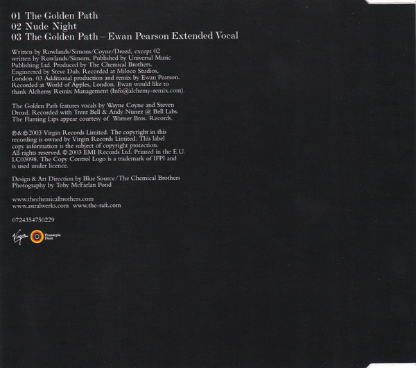 The Chemical Brothers Featuring The Flaming Lips - The Golden Path | Virgin (0724354750229) - 3